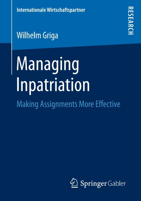 Cover image for book Managing Inpatriation