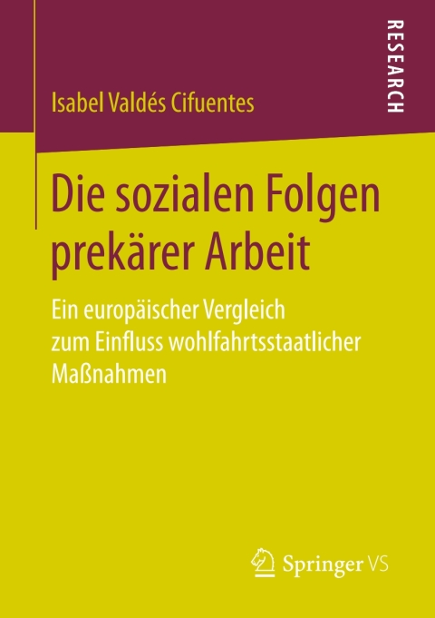 Cover image for book Die sozialen Folgen prekärer Arbeit
