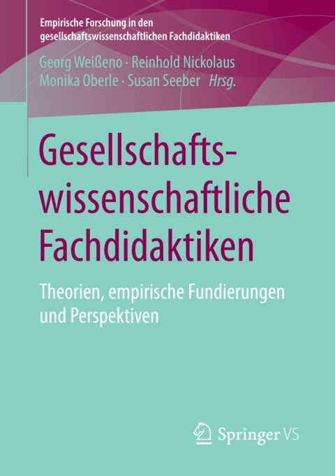 Cover image for book Gesellschaftswissenschaftliche Fachdidaktiken