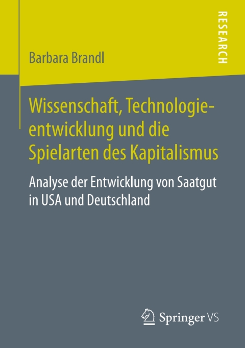 Cover image for book Wissenschaft, Technologieentwicklung und die Spielarten des Kapitalismus