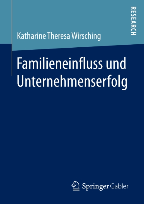 Cover image for book Familieneinfluss und Unternehmenserfolg