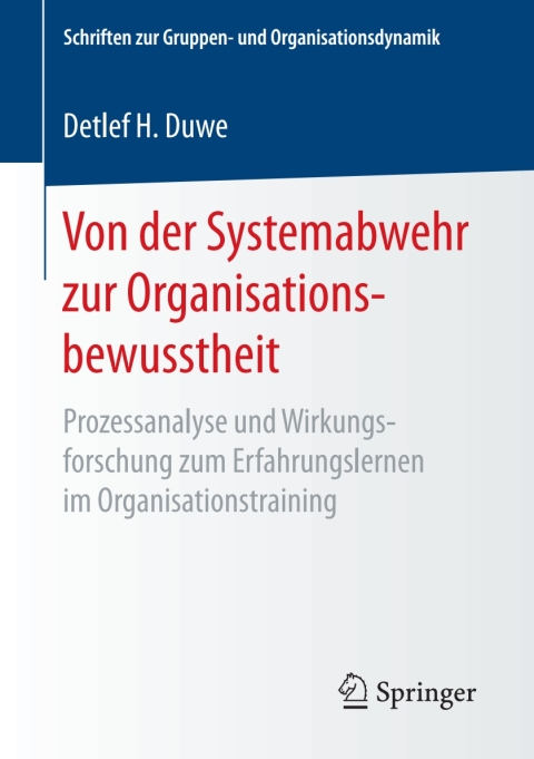 Cover image for book Von der Systemabwehr zur Organisationsbewusstheit