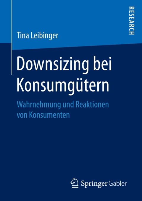 Cover image for book Downsizing bei Konsumgütern