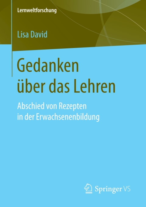 Cover image for book Gedanken über das Lehren