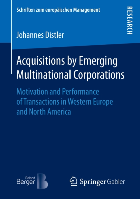 Cover image for book Acquisitions by Emerging Multinational Corporations