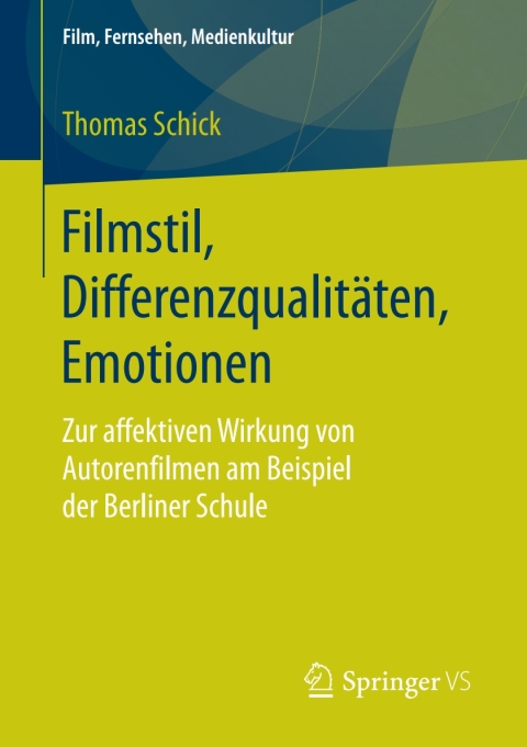 Cover image for book Filmstil, Differenzqualitäten, Emotionen