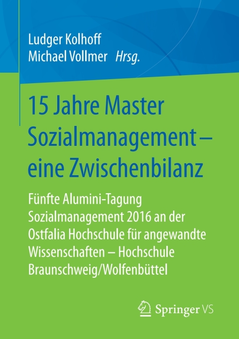Cover image for book 15 Jahre Master Sozialmanagement – eine Zwischenbilanz