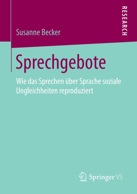 Cover image for book Sprechgebote