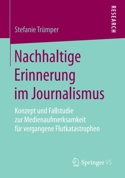 Cover image for book Nachhaltige Erinnerung im Journalismus