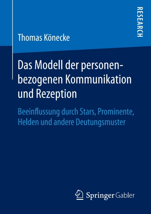 Cover image for book Das Modell der personenbezogenen Kommunikation und Rezeption