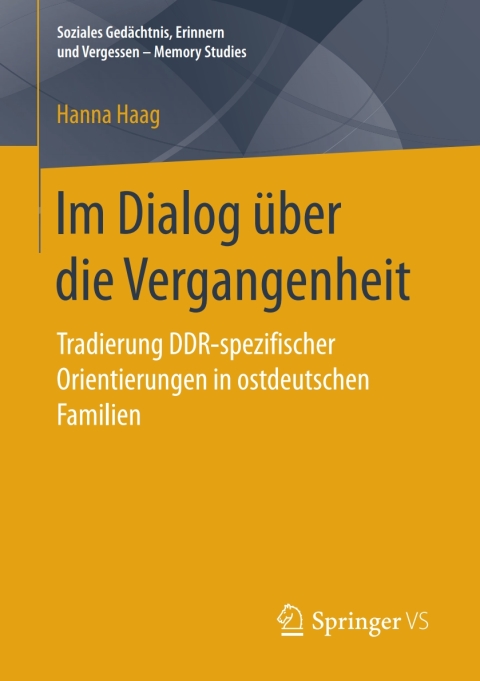Cover image for book Im Dialog über die Vergangenheit