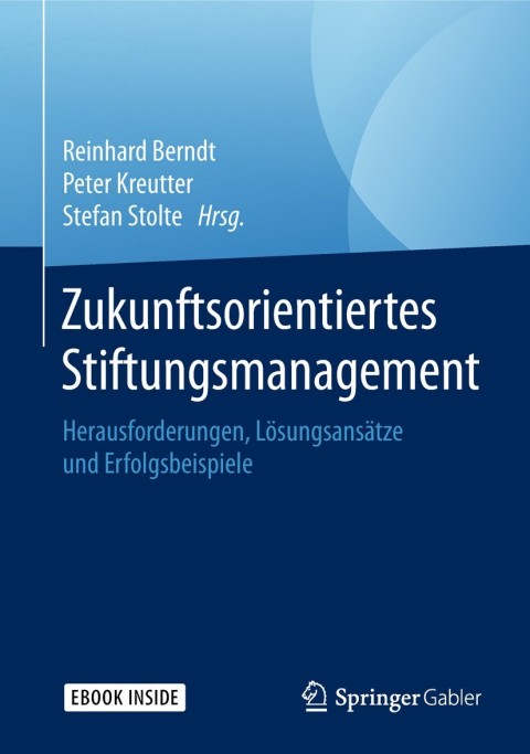 Cover image for book Zukunftsorientiertes Stiftungsmanagement