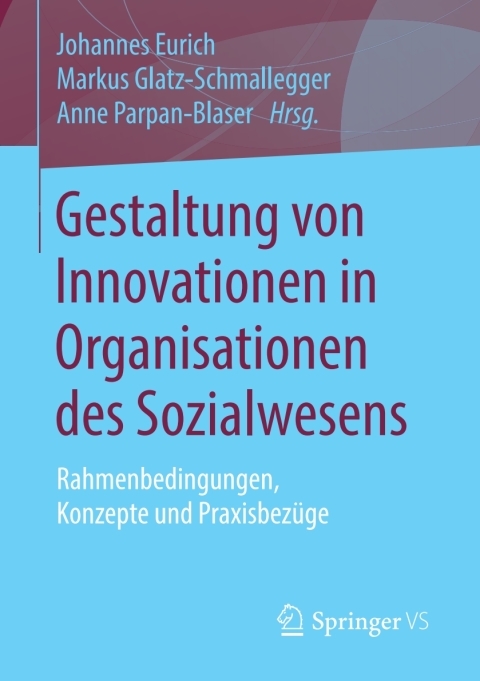 Cover image for book Gestaltung von Innovationen in Organisationen des Sozialwesens