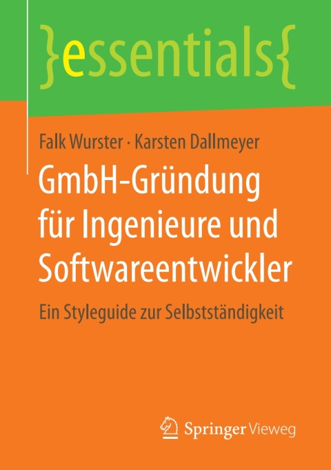 Cover image for book GmbH-Gründung für Ingenieure und Softwareentwickler