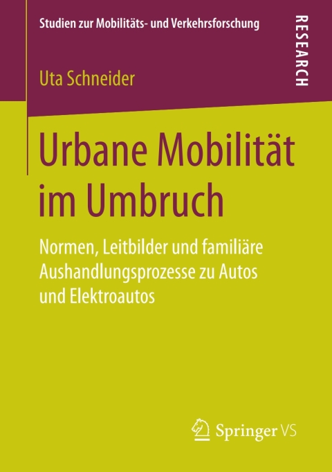 Cover image for book Urbane Mobilität im Umbruch