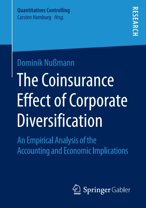 Cover image for book The Coinsurance Effect of Corporate Diversification