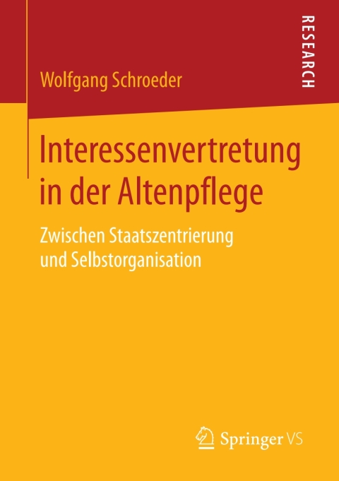 Cover image for book Interessenvertretung in der Altenpflege