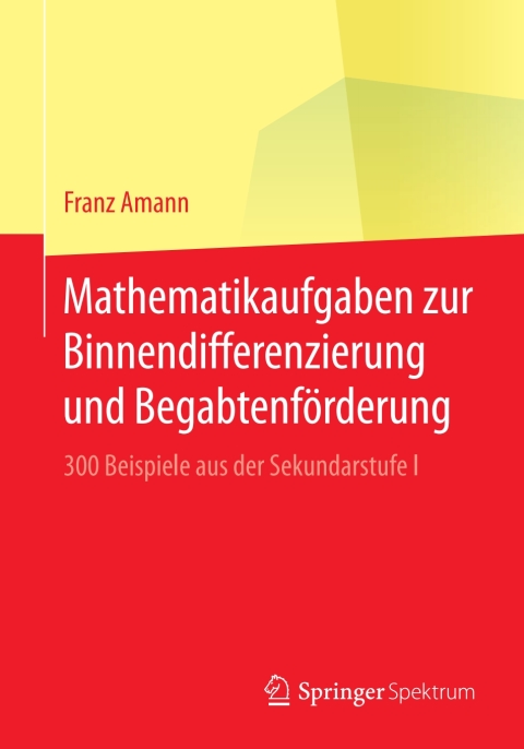 Cover image for book Mathematikaufgaben zur Binnendifferenzierung und Begabtenförderung