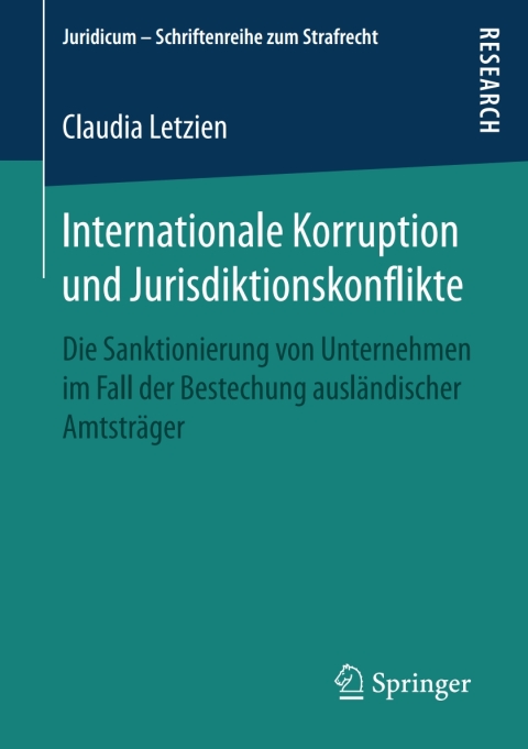 Cover image for book Internationale Korruption und Jurisdiktionskonflikte