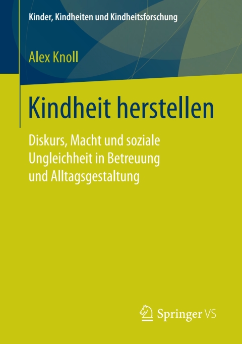 Cover image for book Kindheit herstellen