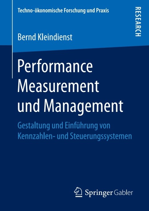 Cover image for book Performance Measurement und Management