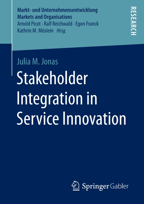 Cover image for book Stakeholder Integration in Service Innovation