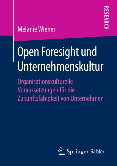 Cover image for book Open Foresight und Unternehmenskultur