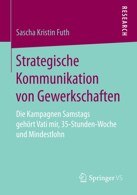 Cover image for book Strategische Kommunikation von Gewerkschaften