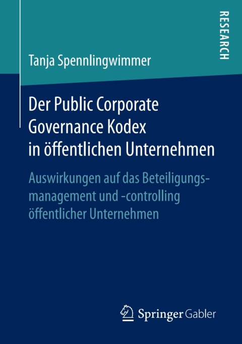 Cover image for book Der Public Corporate Governance Kodex in öffentlichen Unternehmen