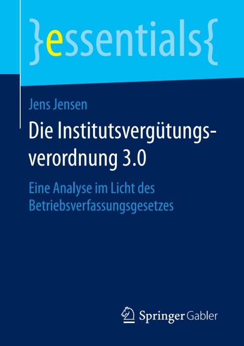 Cover image for book Die Institutsvergütungsverordnung 3.0