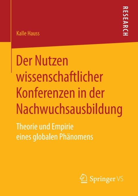 Cover image for book Der Nutzen wissenschaftlicher Konferenzen in der Nachwuchsausbildung