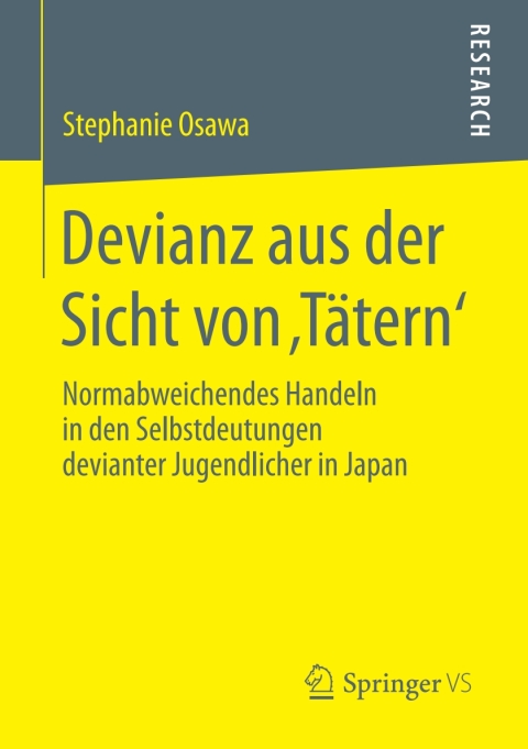 Cover image for book Devianz aus der Sicht von ‚Tätern‘