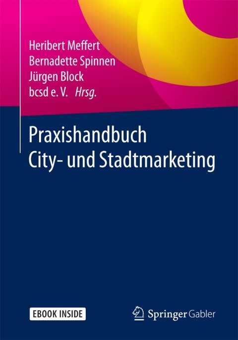 Cover image for book Praxishandbuch City- und Stadtmarketing