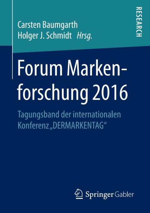 Cover image for book Forum Markenforschung 2016