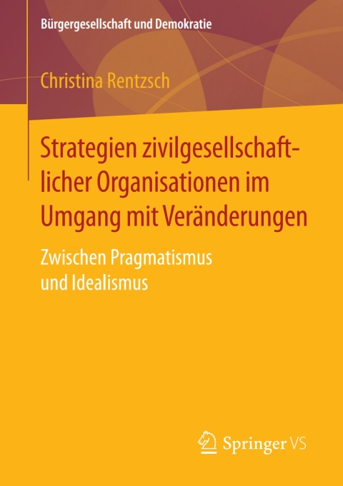 Cover image for book Strategien zivilgesellschaftlicher Organisationen im Umgang mit Veränderungen