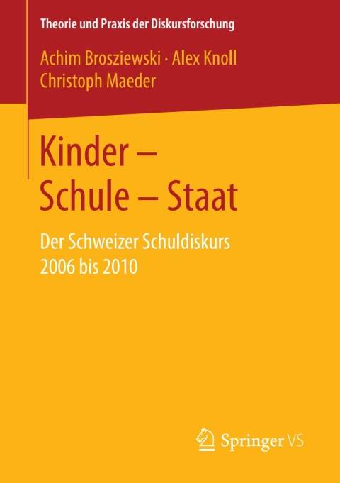 Cover image for book Kinder – Schule – Staat
