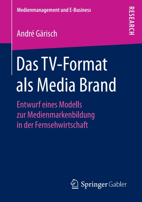 Cover image for book Das TV-Format als Media Brand