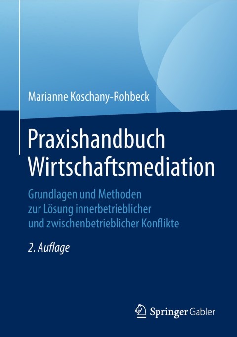 Cover image for book Praxishandbuch Wirtschaftsmediation