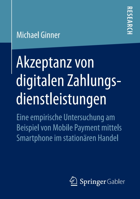 Cover image for book Akzeptanz von digitalen Zahlungsdienstleistungen
