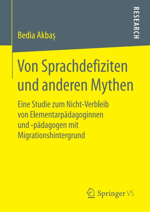 Cover image for book Von Sprachdefiziten und anderen Mythen