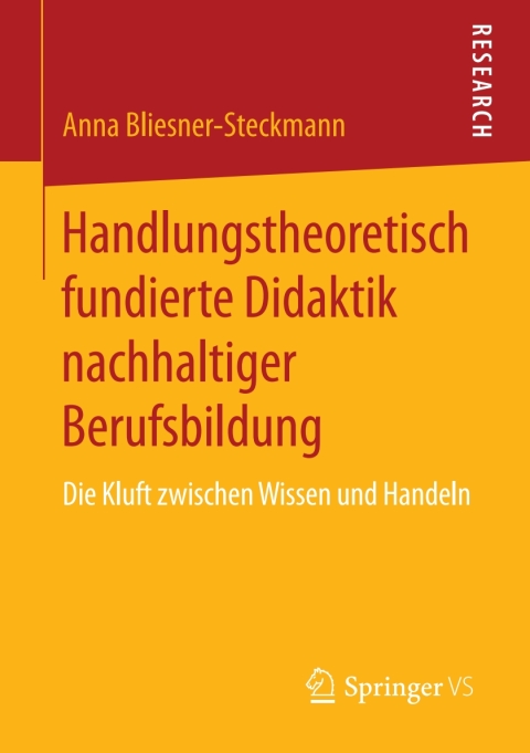 Cover image for book Handlungstheoretisch fundierte Didaktik nachhaltiger Berufsbildung