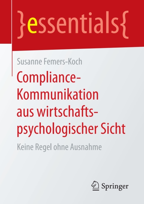 Cover image for book Compliance-Kommunikation aus wirtschaftspsychologischer Sicht