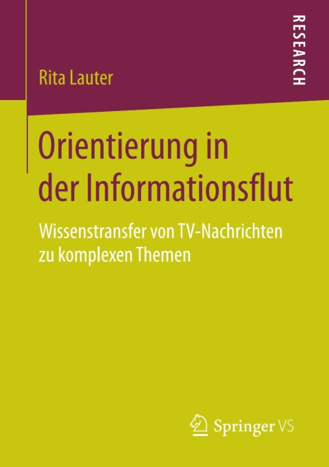 Cover image for book Orientierung in der Informationsflut