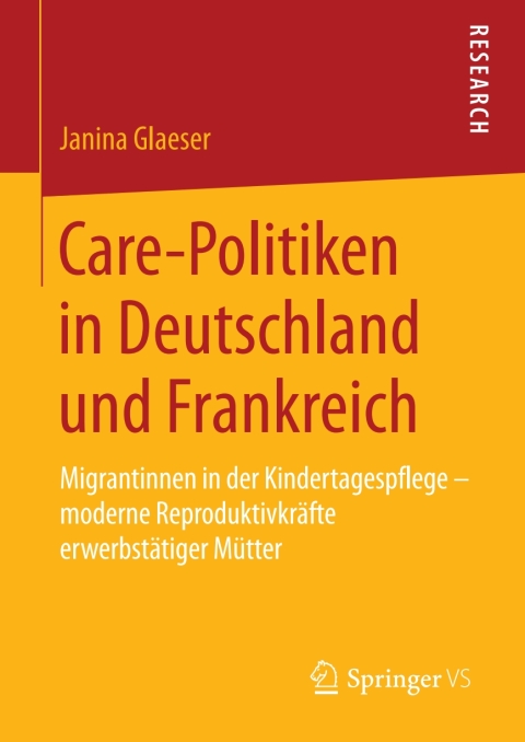 Cover image for book Care-Politiken in Deutschland und Frankreich
