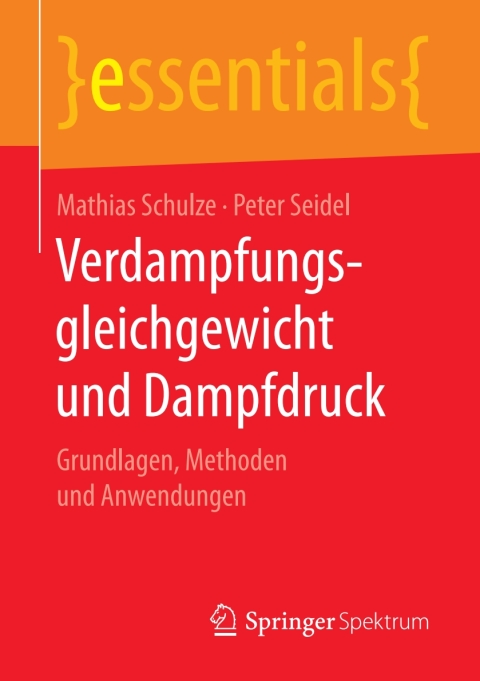 Cover image for book Verdampfungsgleichgewicht und Dampfdruck
