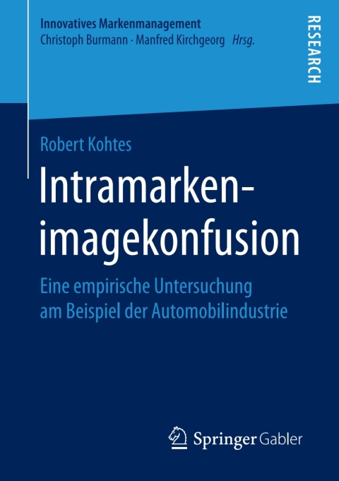 Cover image for book Intramarkenimagekonfusion