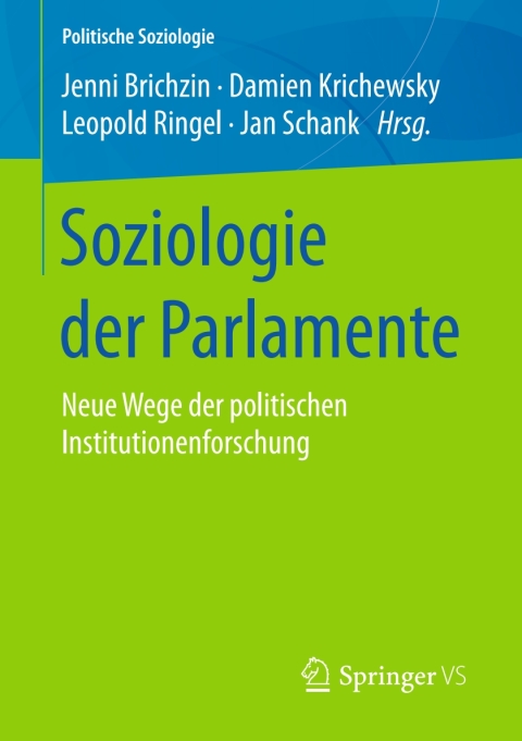 Cover image for book Soziologie der Parlamente