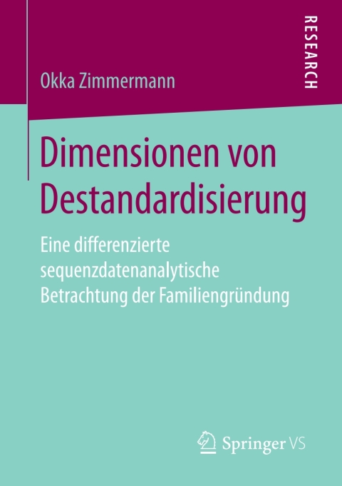 Cover image for book Dimensionen von Destandardisierung