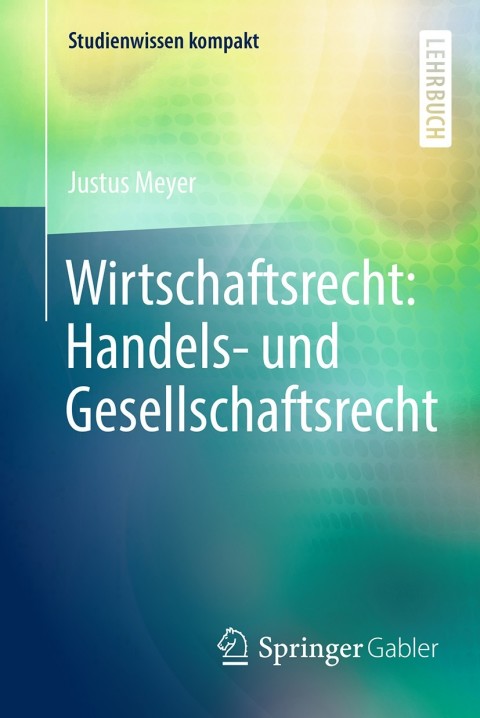 Cover image for book Wirtschaftsrecht: Handels- und Gesellschaftsrecht