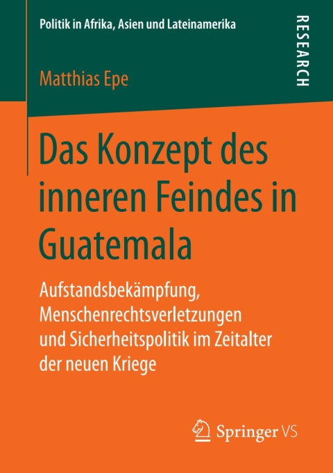 Cover image for book Das Konzept des inneren Feindes in Guatemala